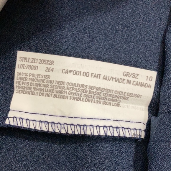 Gloria Vanderbilt Dark Blue Pants | Size 10 - Picture 6 of 16